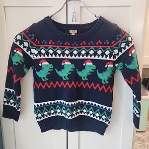 Maximus Rex Kids‎ Size 6 Christmas Sweater Dinosaur T Rex